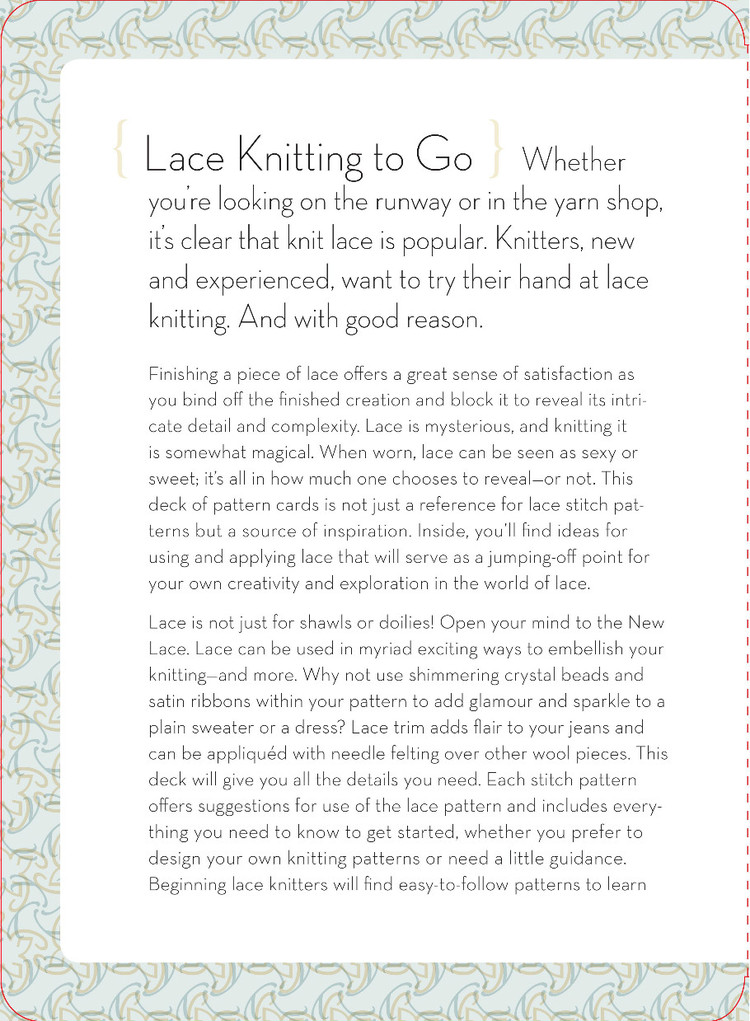 Lace Knitting to Go : 25 Lovely Laces to Use for Edgings - 輕描淡寫 - 輕描淡寫