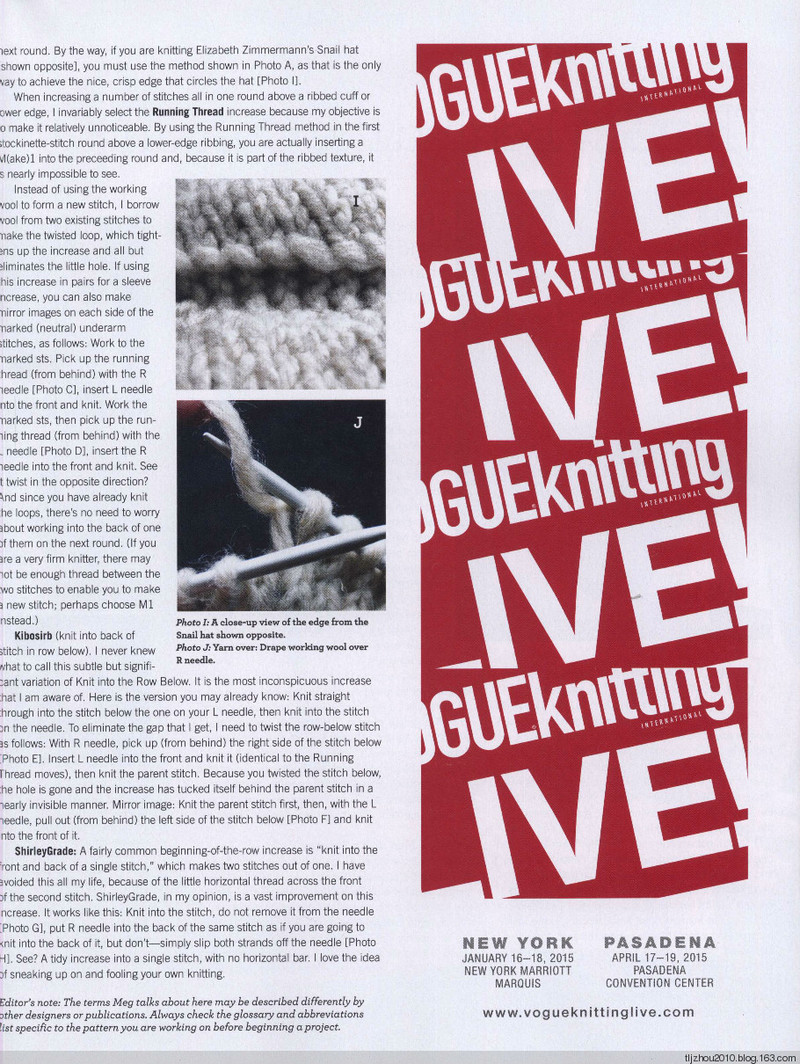 Vogue Knitting 2014-2015 冬 - 紫蘇 - 紫蘇的博客