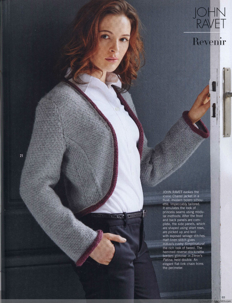 Vogue Knitting 2014-2015 冬 - 紫蘇 - 紫蘇的博客