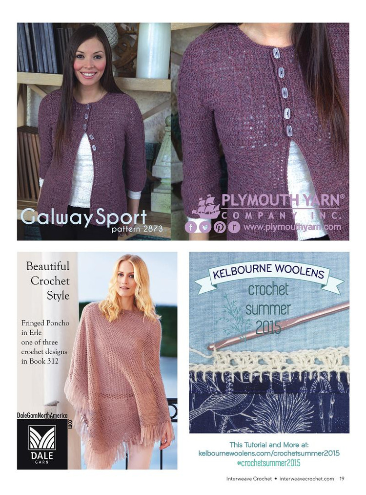 Interweave Crochet  Fall 2015 - 輕描淡寫 - 輕描淡寫