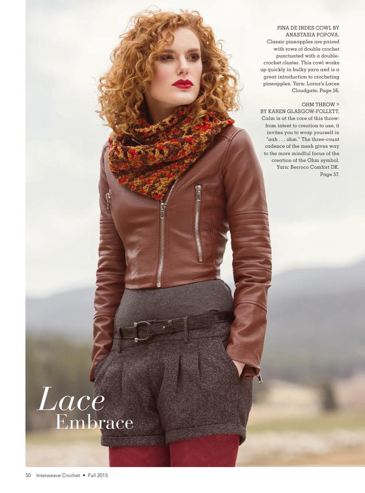 Interweave Crochet  Fall 2015 - 輕描淡寫 - 輕描淡寫