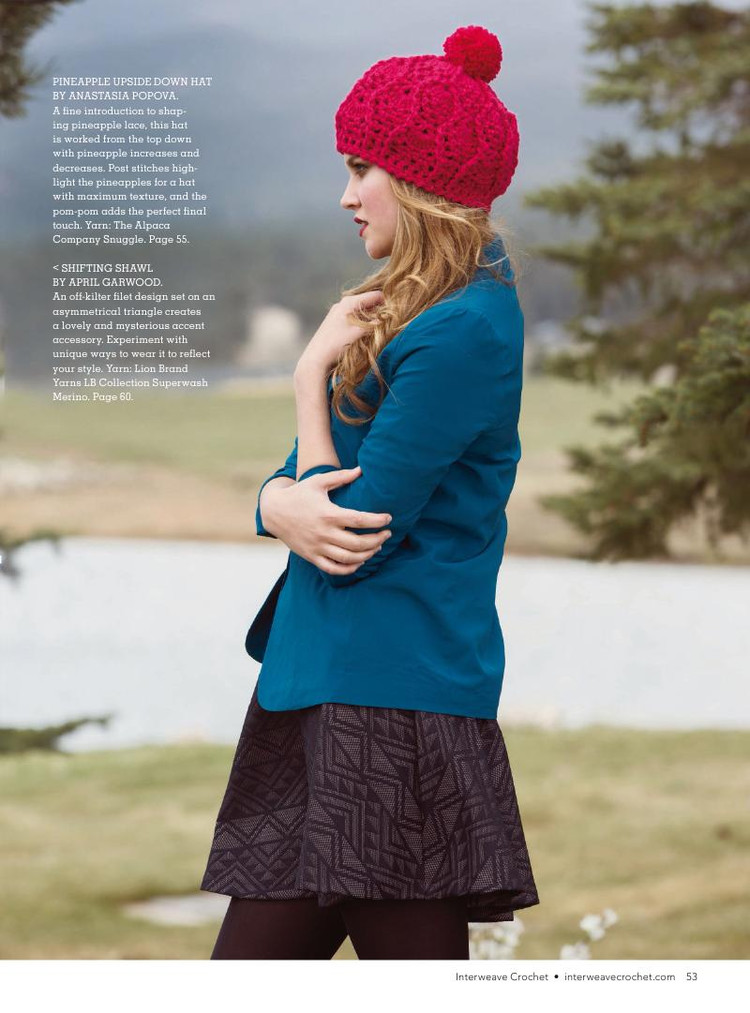 Interweave Crochet  Fall 2015 - 輕描淡寫 - 輕描淡寫