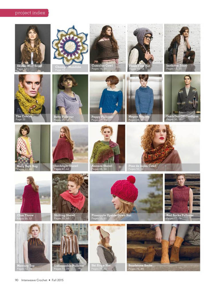 Interweave Crochet  Fall 2015 - 輕描淡寫 - 輕描淡寫