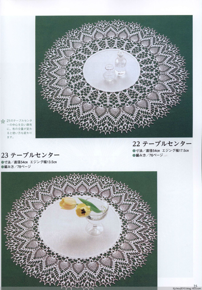 Suteki Pineapple Crochet Laces 2011 - 紫蘇 - 紫蘇的博客