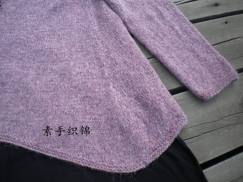 風(fēng)吟----氣質(zhì)不等式開衫 - 素手織錦 - 素手織錦的博客
