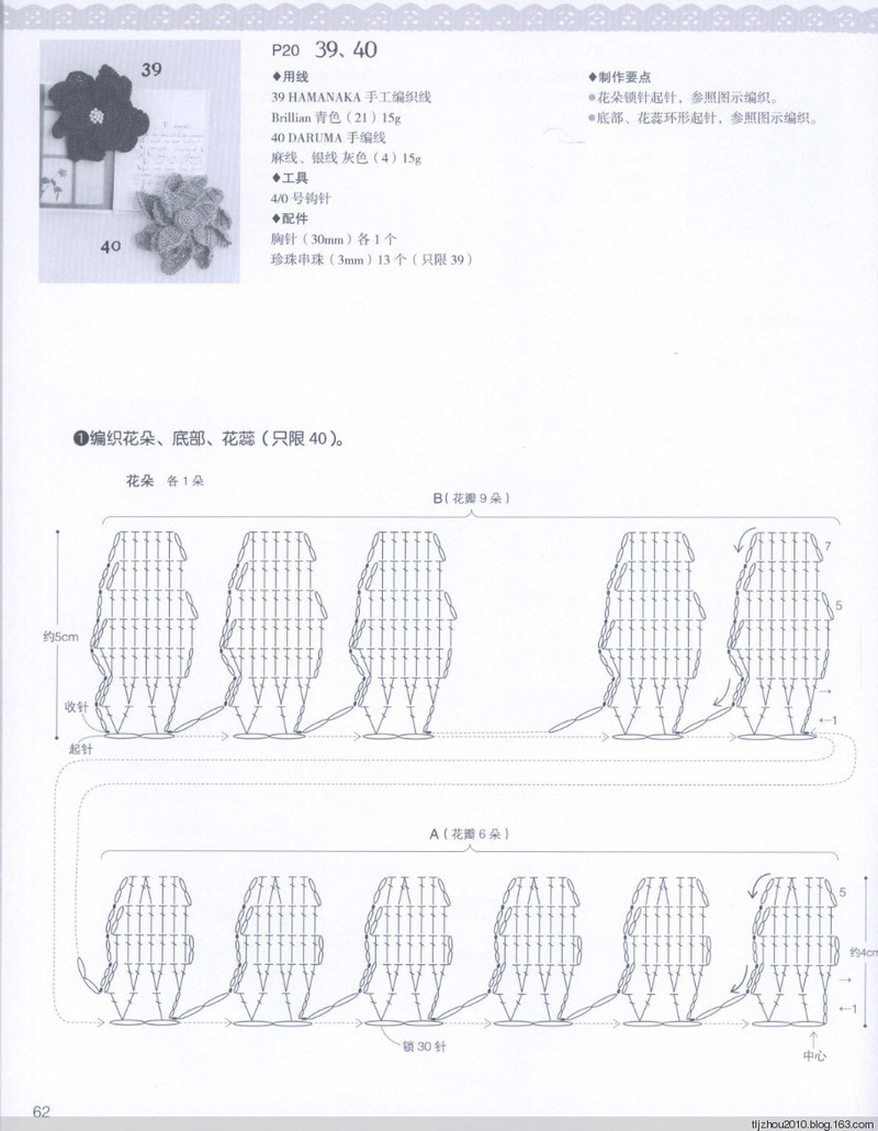 57款手編花飾 2014 - 紫蘇 - 紫蘇的博客