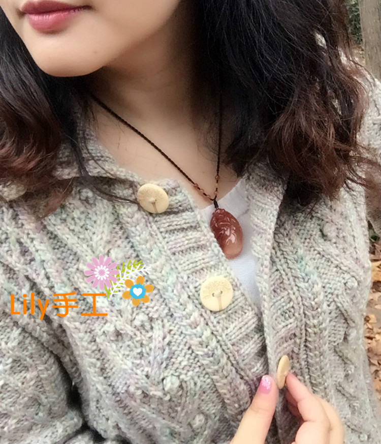 【Lily手工】--雪絨花--實用絞花外套 - Lily - Lily的手工編織天地
