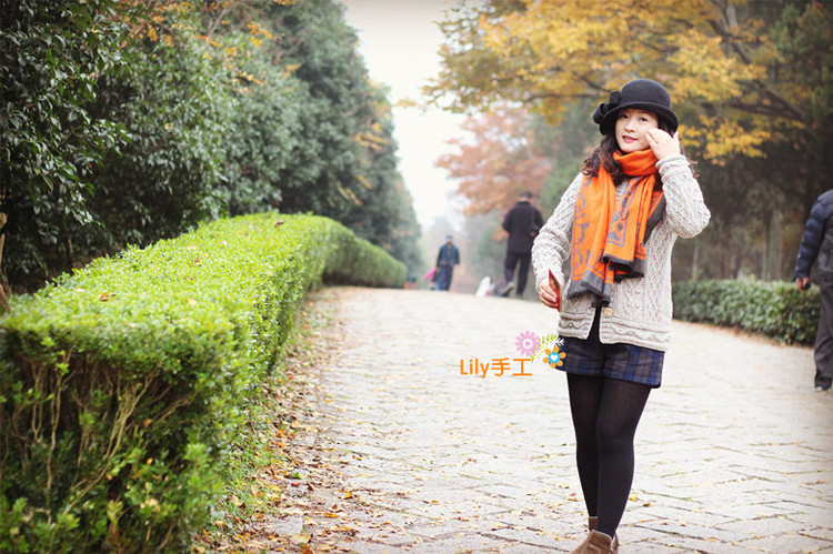 【Lily手工】--雪絨花--實用絞花外套 - Lily - Lily的手工編織天地