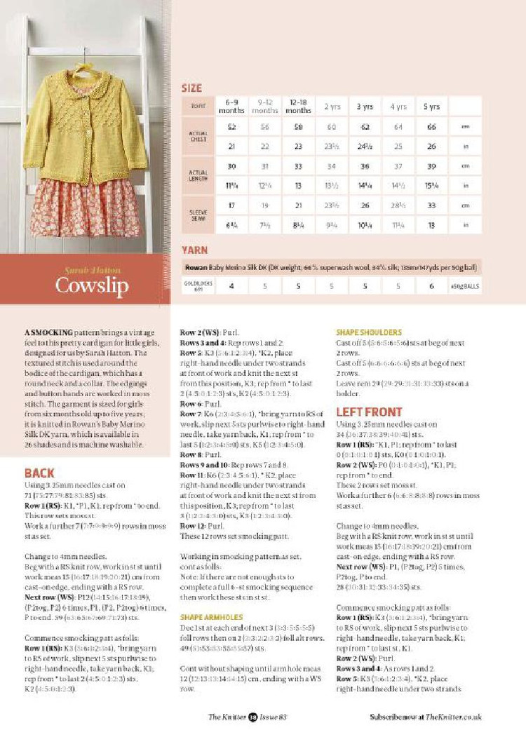 The Knitter Issue 83 2015 - 輕描淡寫 - 輕描淡寫