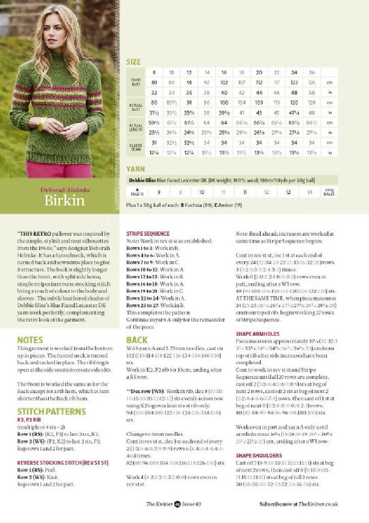 The Knitter Issue 83 2015 - 輕描淡寫 - 輕描淡寫