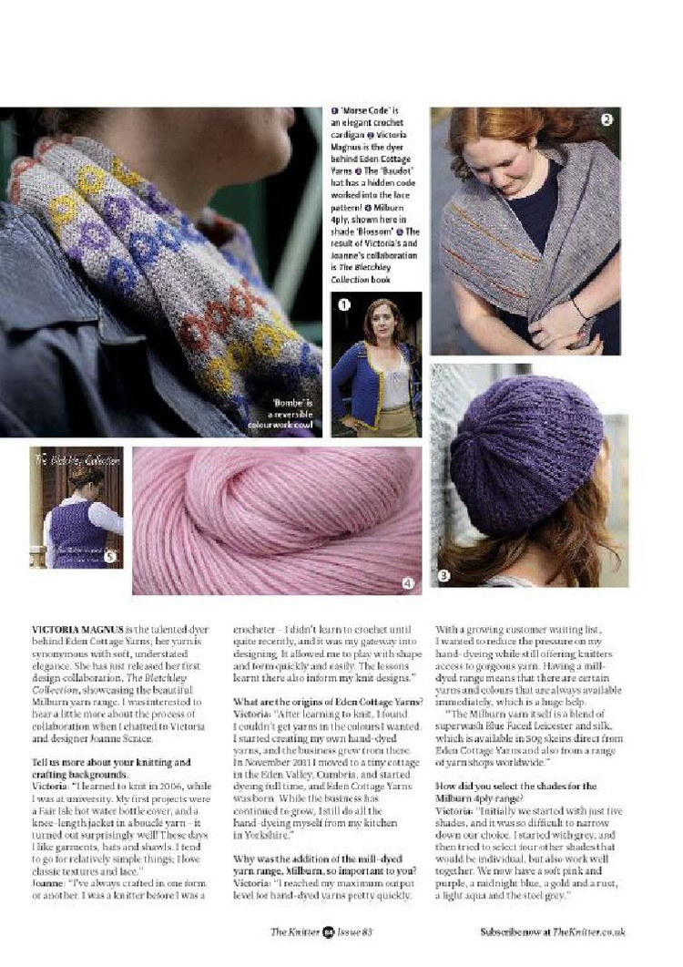 The Knitter Issue 83 2015 - 輕描淡寫 - 輕描淡寫