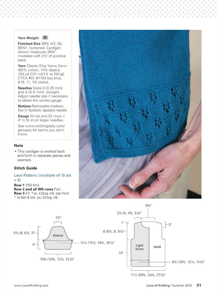 Love of Knitting Summer 2016 - 輕描淡寫(xiě) - 輕描淡寫(xiě)