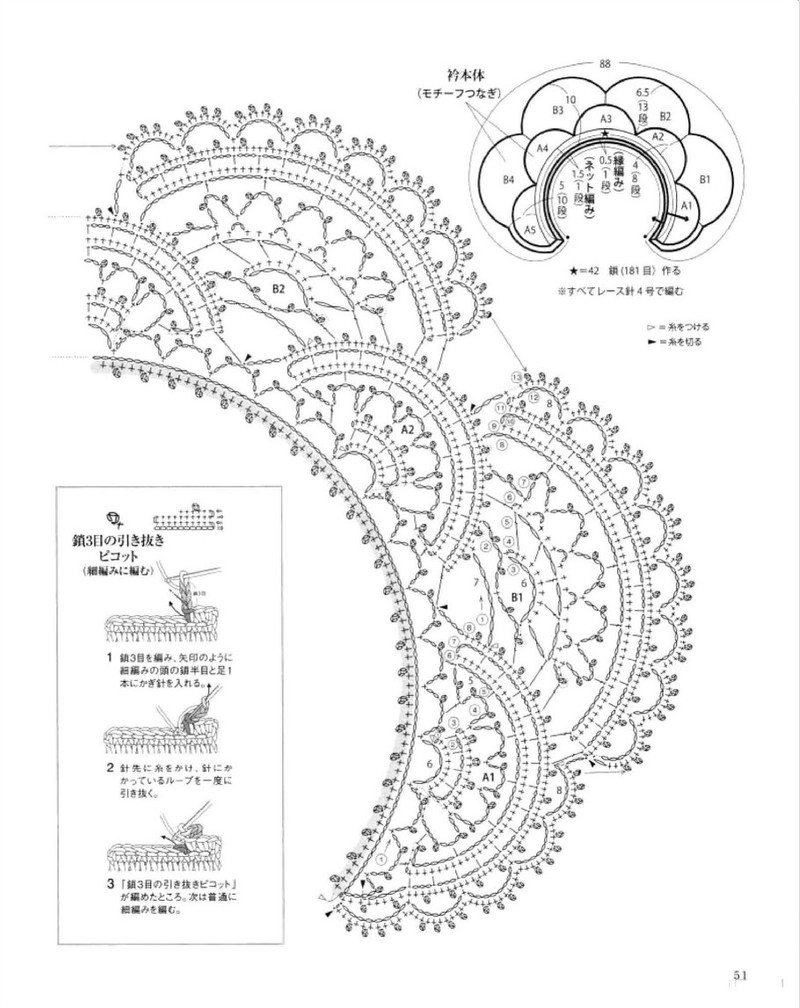 Tippet of crocheted lace NV 80249 2012 - 紫蘇 - 紫蘇的博客