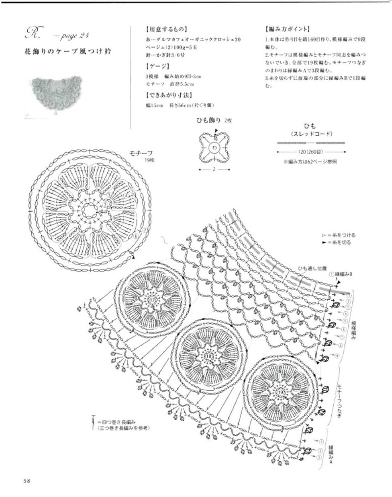 Tippet of crocheted lace NV 80249 2012 - 紫蘇 - 紫蘇的博客