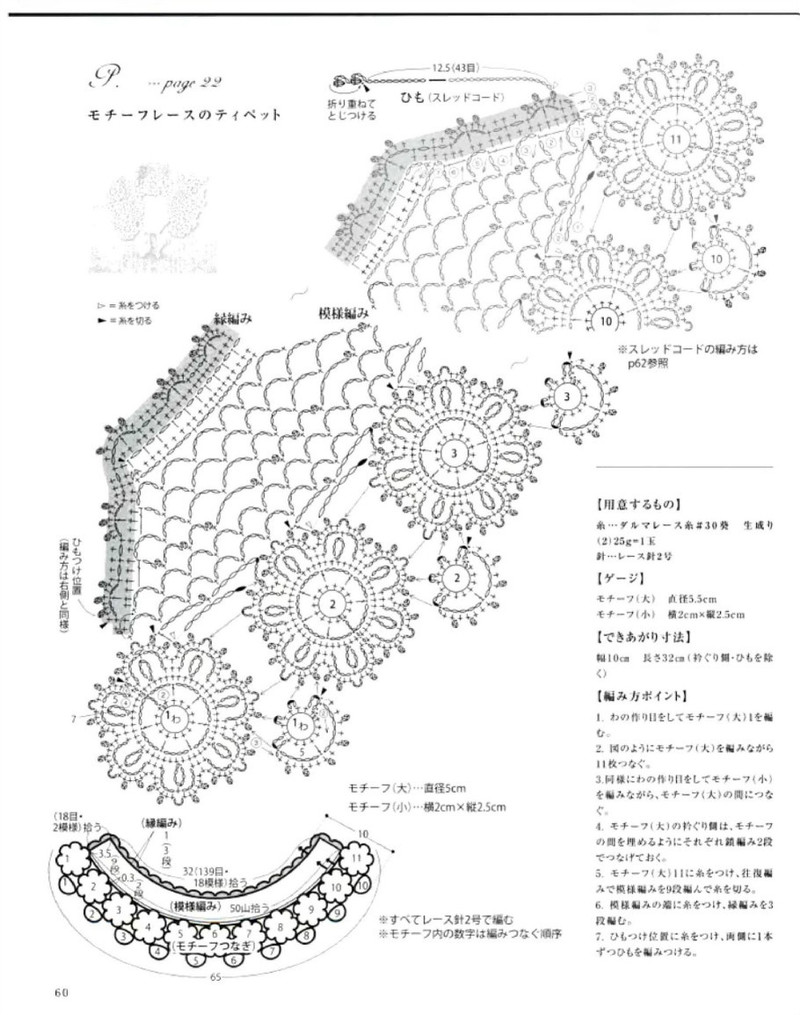 Tippet of crocheted lace NV 80249 2012 - 紫蘇 - 紫蘇的博客
