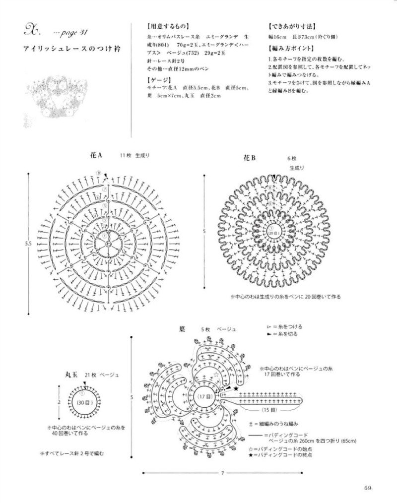 Tippet of crocheted lace NV 80249 2012 - 紫蘇 - 紫蘇的博客