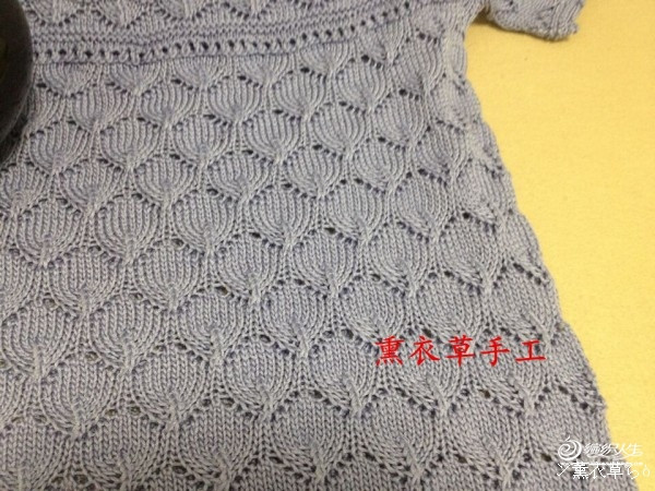 圓肩蕾絲短袖 -------- 冷韻 - 小凡 - 小凡愛編織