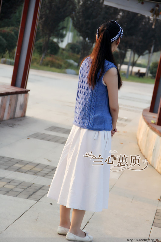 藍(lán)調(diào)~~文藝小清新背心（蘭心蕙質(zhì)2014） - 蘭心蕙質(zhì) - 蘭心蕙質(zhì)藍(lán)云海