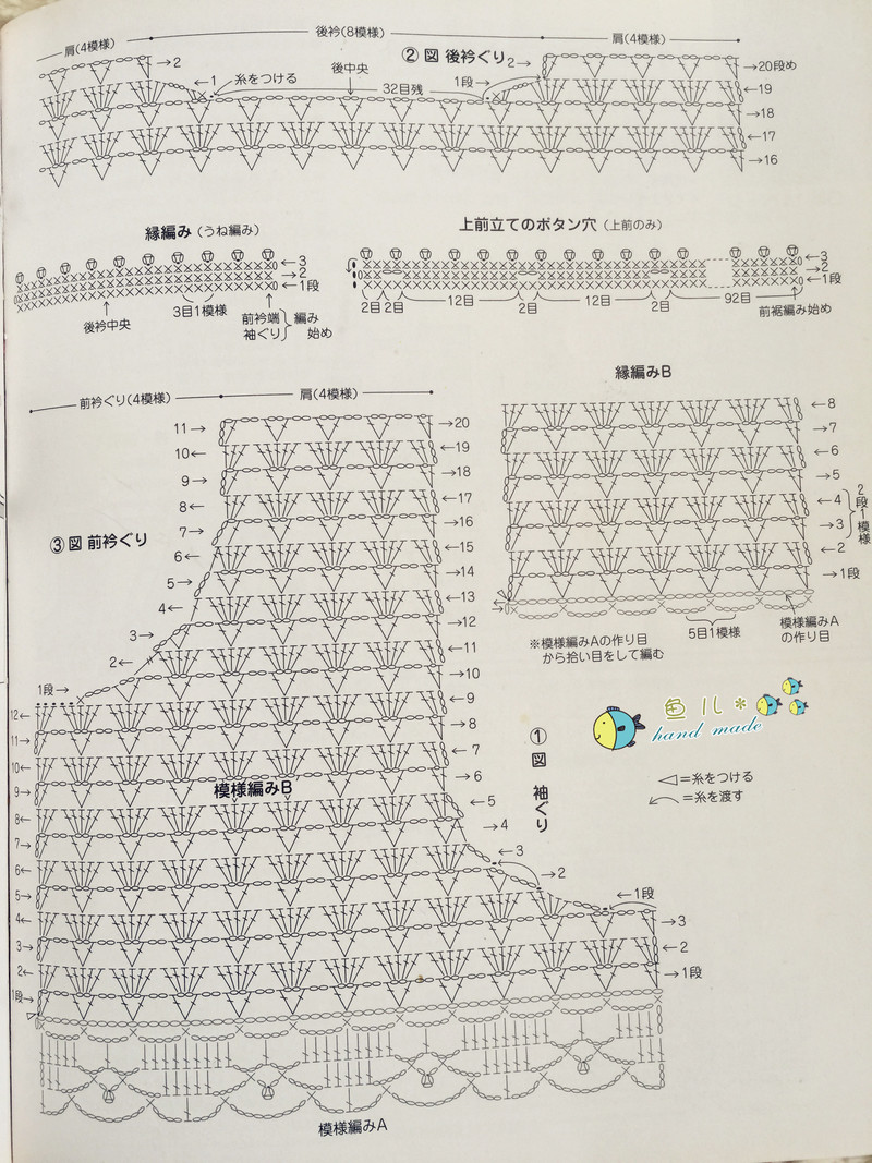 紫霞~~~長(zhǎng)款開衫背心  36 - 魚兒 - 魚兒的小溪