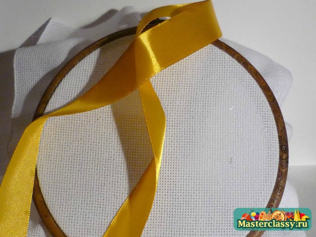 刺繡緞帶豪華黃玫瑰 - 夏天 - 夏天