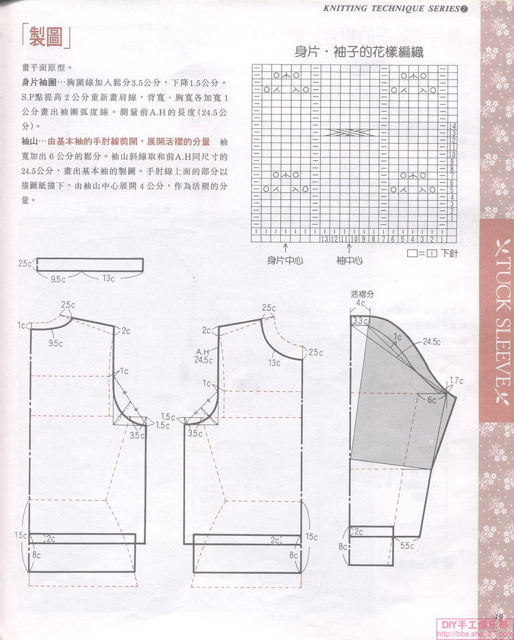 【棒針花樣】蝴蝶+麻花 - 大俠 - 大俠金星艾爾的博客