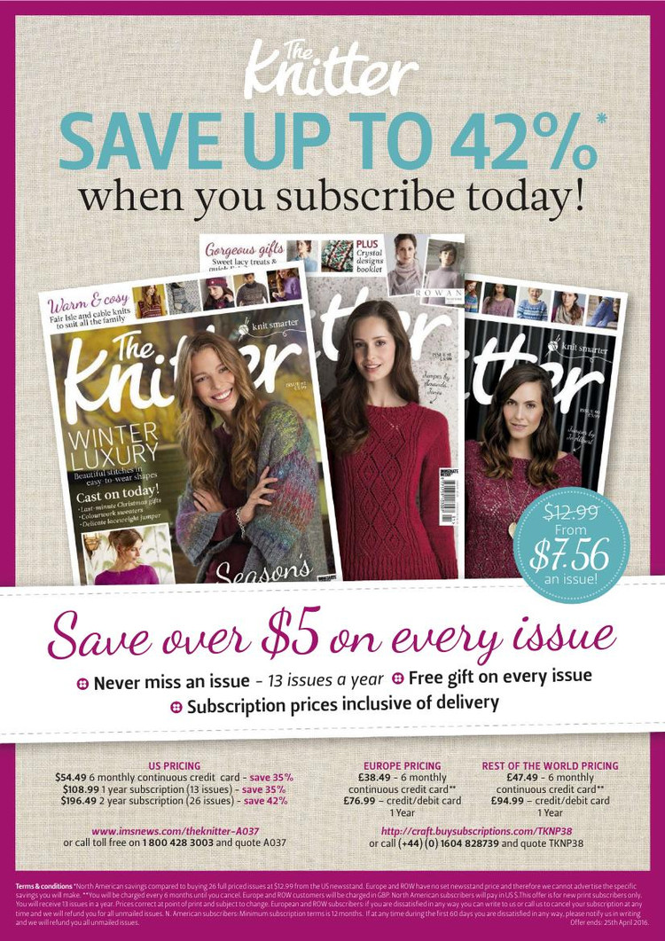 The Knitter Issue 93 2015 - 輕描淡寫 - 輕描淡寫
