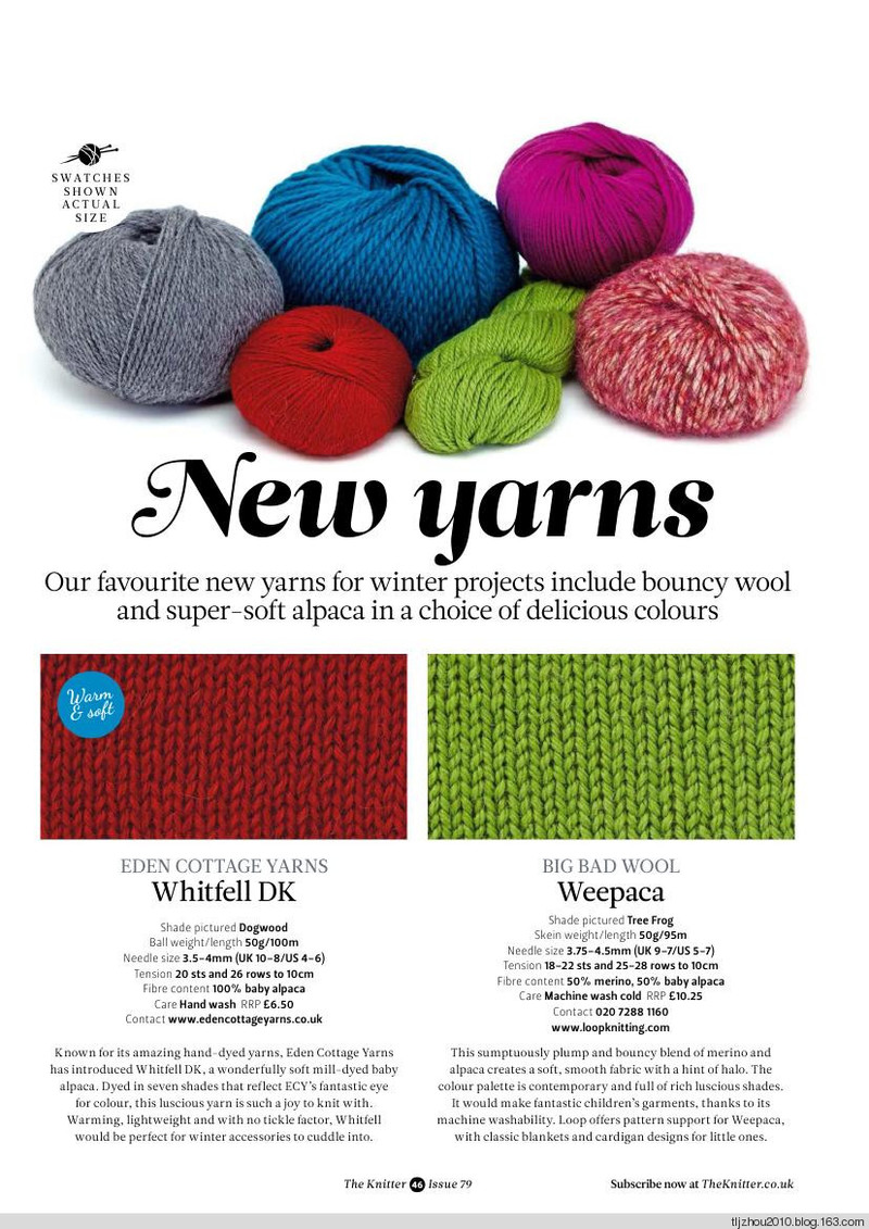 The Knitter Issue 79 2014 - 紫蘇 - 紫蘇的博客