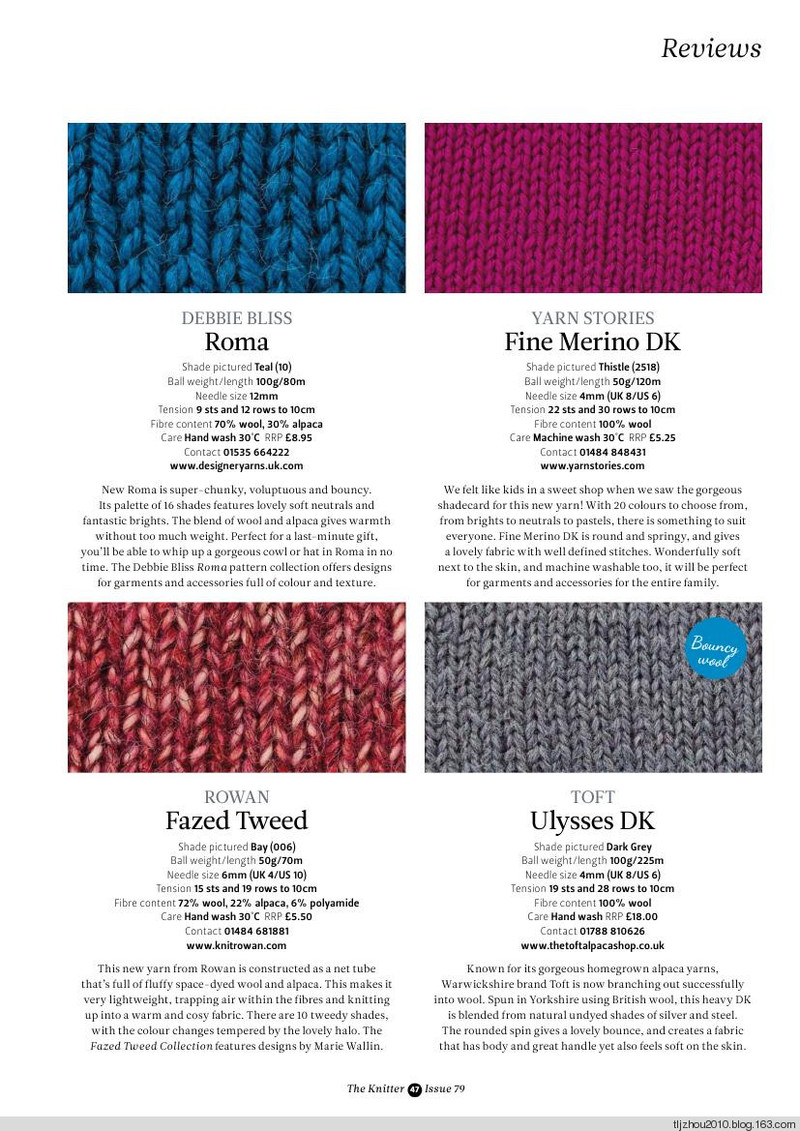 The Knitter Issue 79 2014 - 紫蘇 - 紫蘇的博客