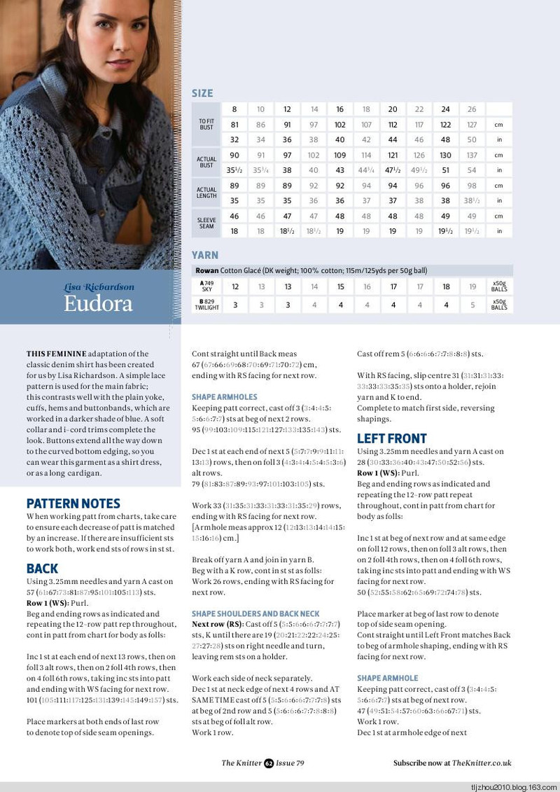 The Knitter Issue 79 2014 - 紫蘇 - 紫蘇的博客