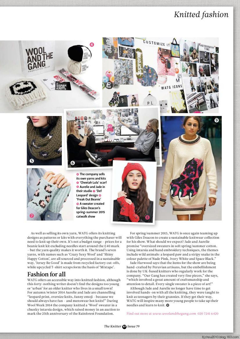The Knitter Issue 79 2014 - 紫蘇 - 紫蘇的博客