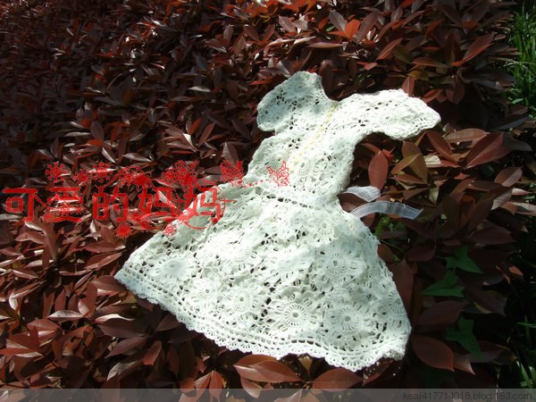 可愛的媽媽近期教（小花童禮服裙） - 可愛的媽媽 - 開心編織坊學(xué)習(xí)園地