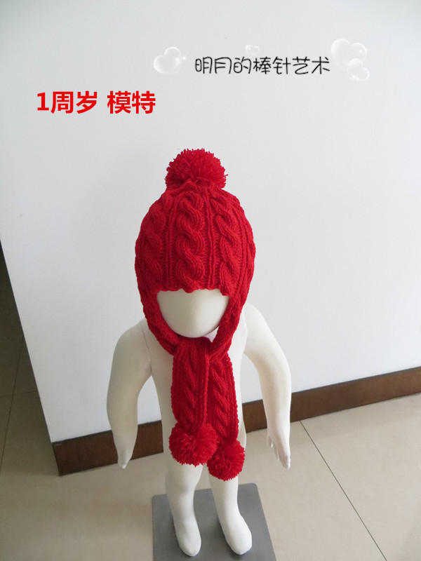 經(jīng)典可愛護耳帽0-3歲（零基礎(chǔ)視頻+真人秀） - 明月的棒針藝術(shù) - 明月的棒針藝術(shù)
