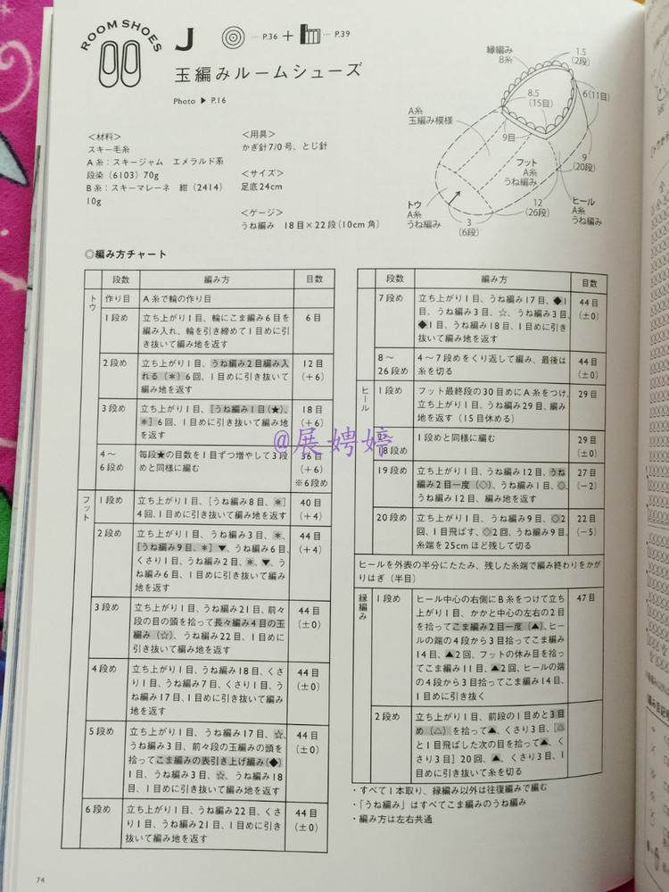 展娉婷新年禮物第五發(fā)：《かぎ針だけでこんなに編める! ソックスルームシューズ》 - 展娉婷 - 展娉婷的鉤針世界