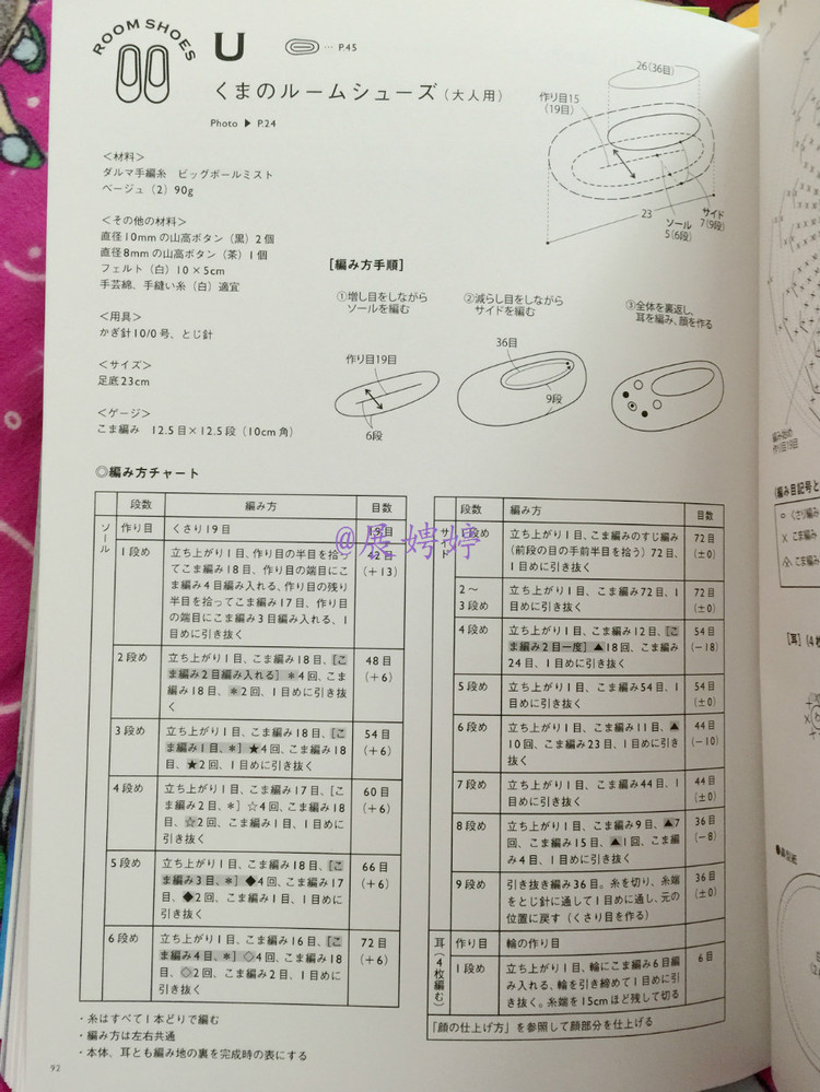 展娉婷新年禮物第五發(fā)：《かぎ針だけでこんなに編める! ソックスルームシューズ》 - 展娉婷 - 展娉婷的鉤針世界
