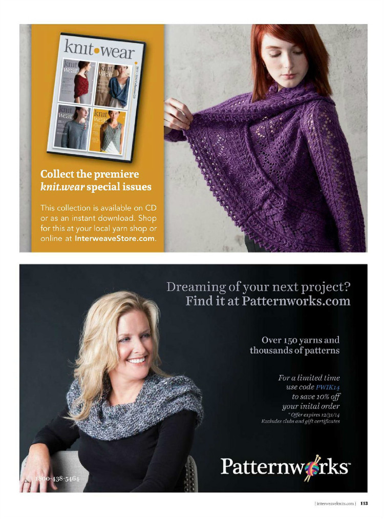 Interweave knits winter 2015 - 輕描淡寫 - 輕描淡寫