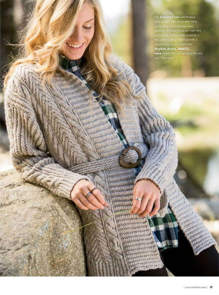 Interweave knits winter 2015 - 輕描淡寫 - 輕描淡寫