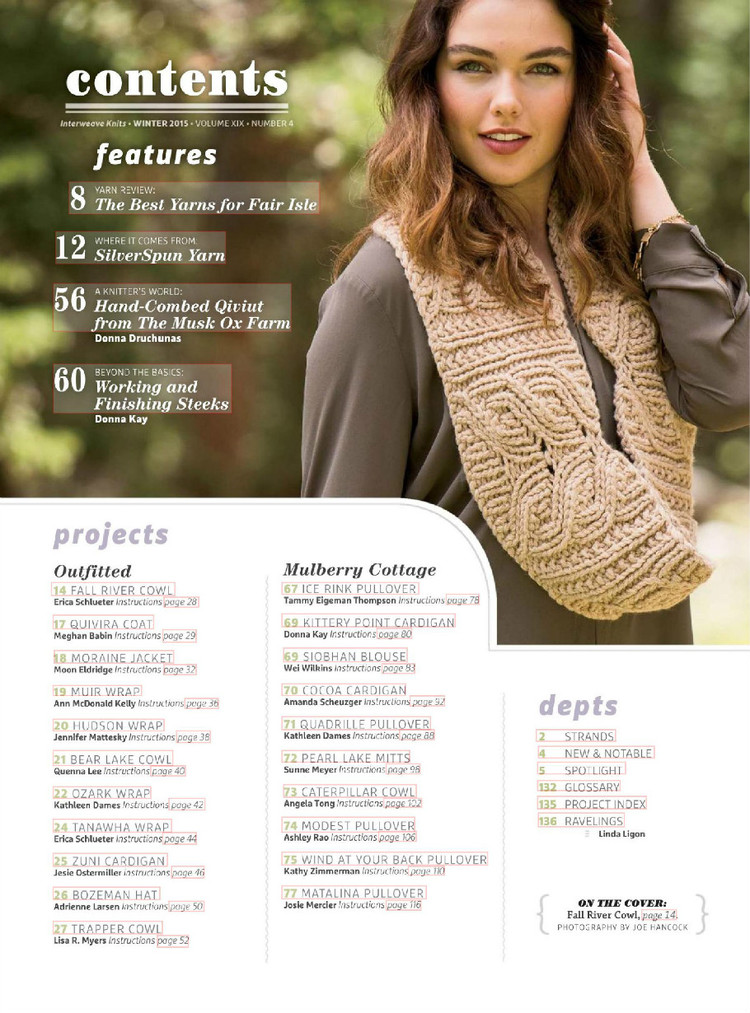 Interweave knits winter 2015 - 輕描淡寫 - 輕描淡寫