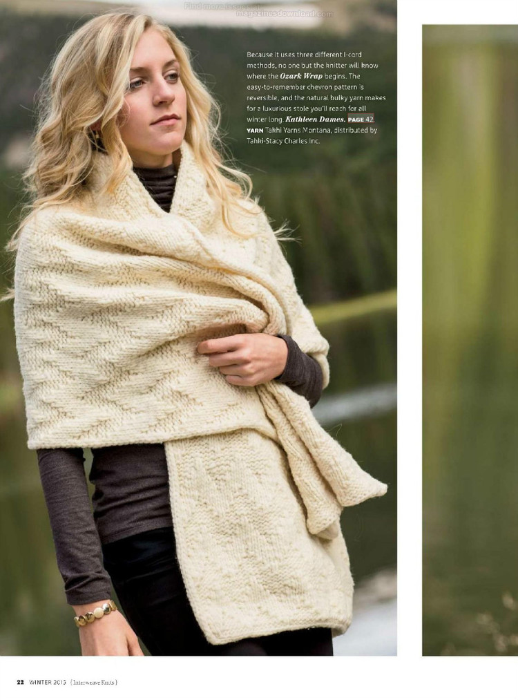 Interweave knits winter 2015 - 輕描淡寫 - 輕描淡寫