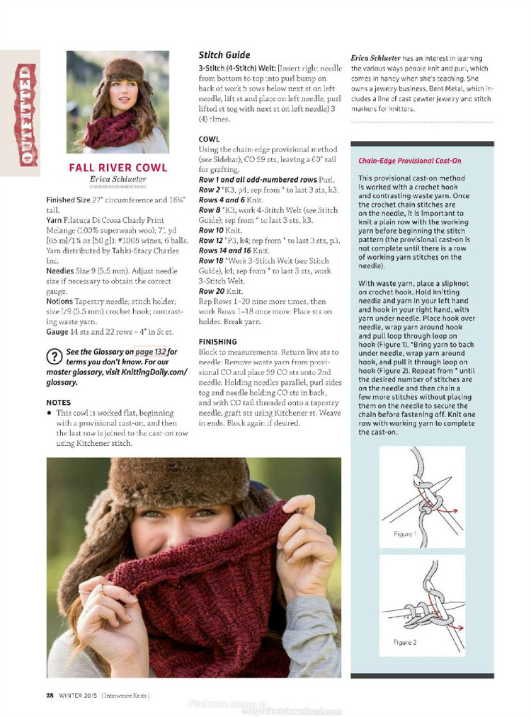 Interweave knits winter 2015 - 輕描淡寫 - 輕描淡寫