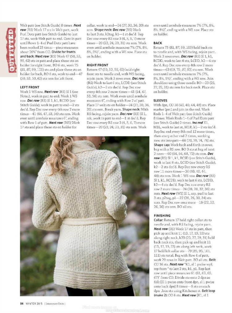 Interweave knits winter 2015 - 輕描淡寫 - 輕描淡寫