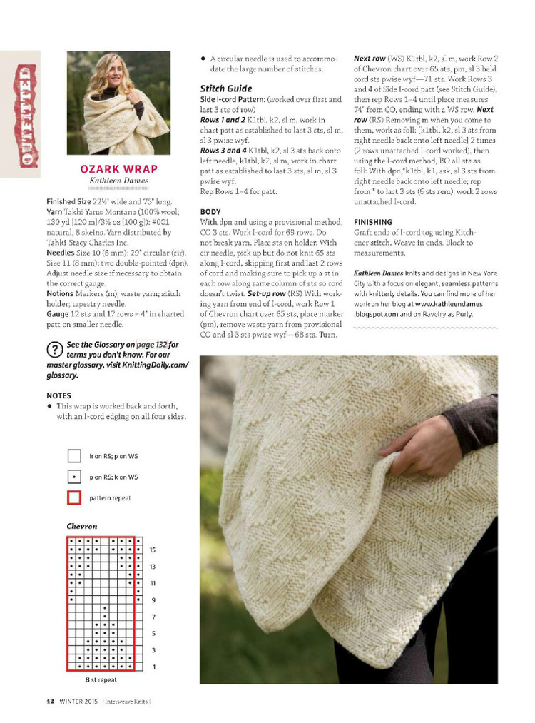 Interweave knits winter 2015 - 輕描淡寫 - 輕描淡寫