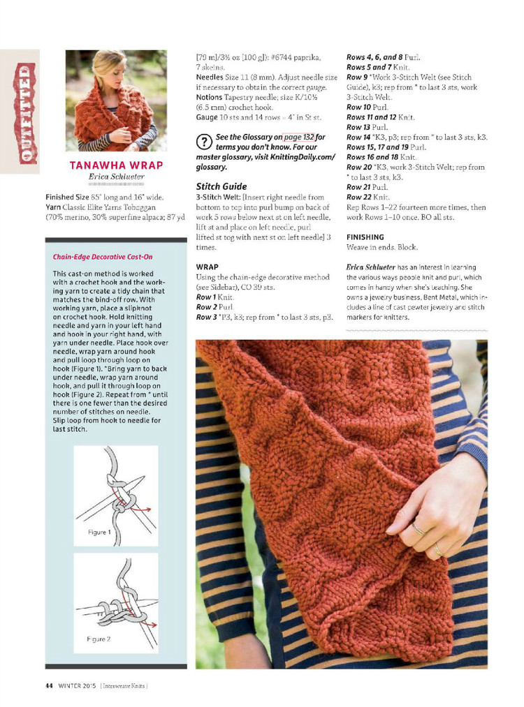 Interweave knits winter 2015 - 輕描淡寫 - 輕描淡寫