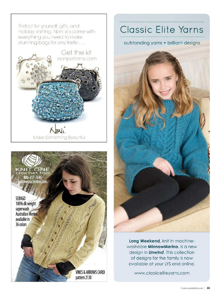 Interweave knits winter 2015 - 輕描淡寫 - 輕描淡寫
