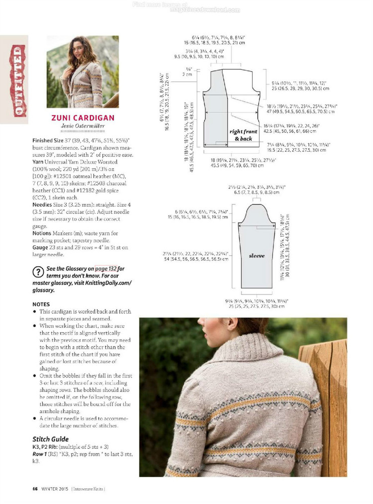 Interweave knits winter 2015 - 輕描淡寫 - 輕描淡寫