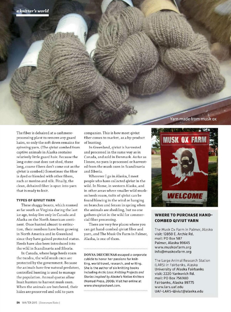 Interweave knits winter 2015 - 輕描淡寫 - 輕描淡寫