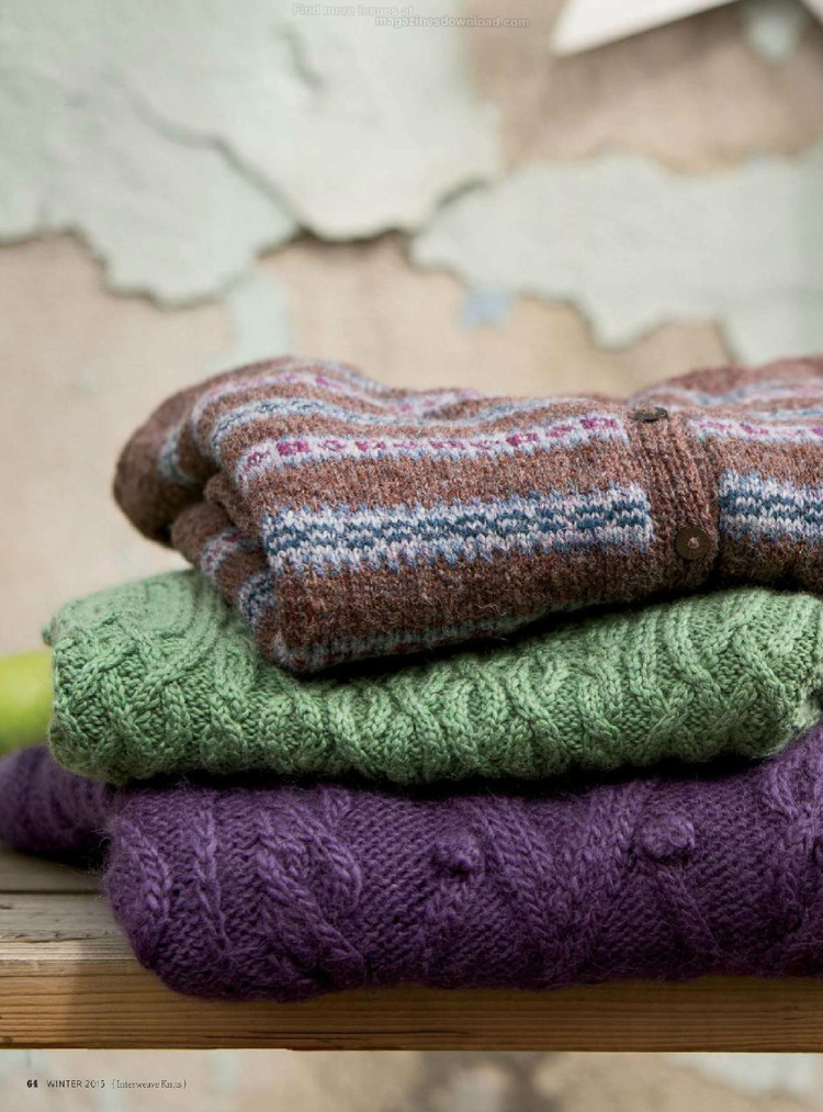 Interweave knits winter 2015 - 輕描淡寫 - 輕描淡寫