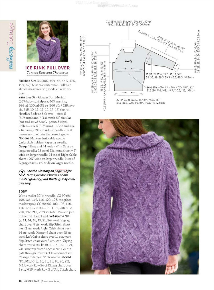 Interweave knits winter 2015 - 輕描淡寫 - 輕描淡寫