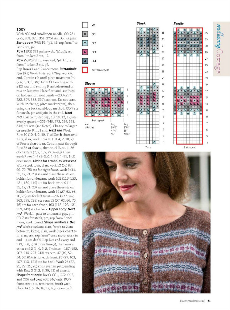 Interweave knits winter 2015 - 輕描淡寫 - 輕描淡寫