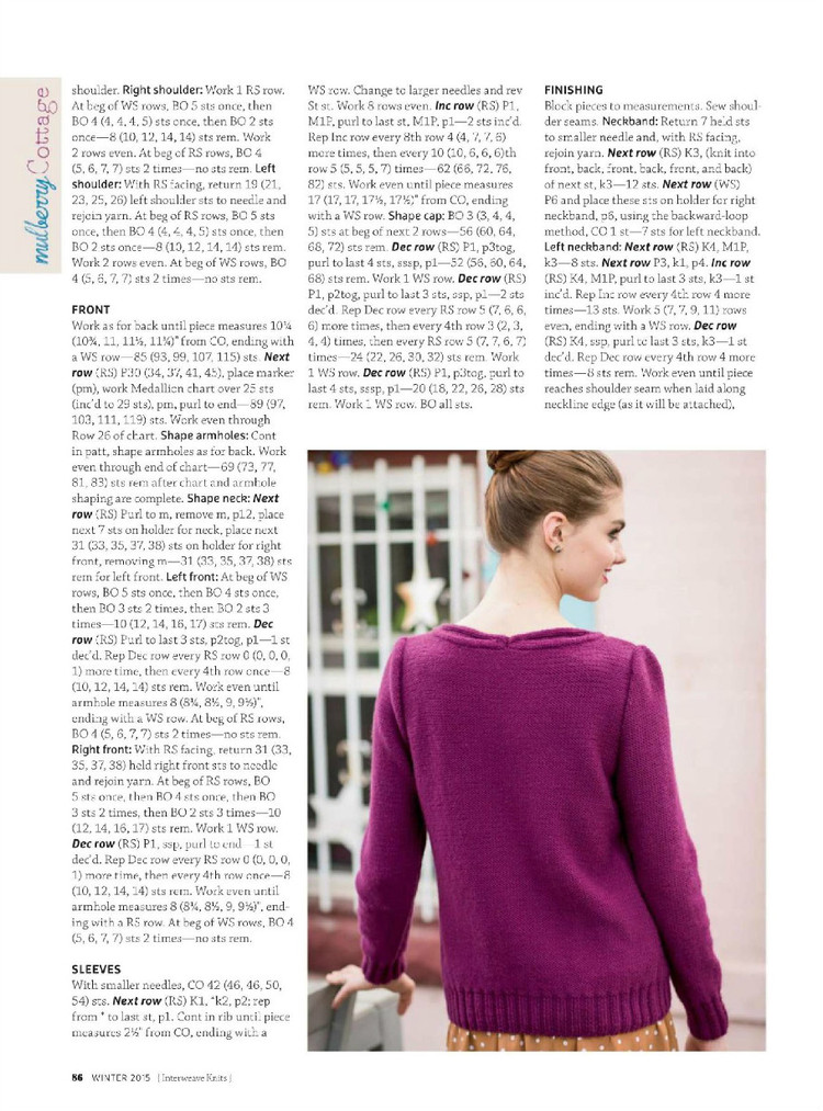 Interweave knits winter 2015 - 輕描淡寫 - 輕描淡寫