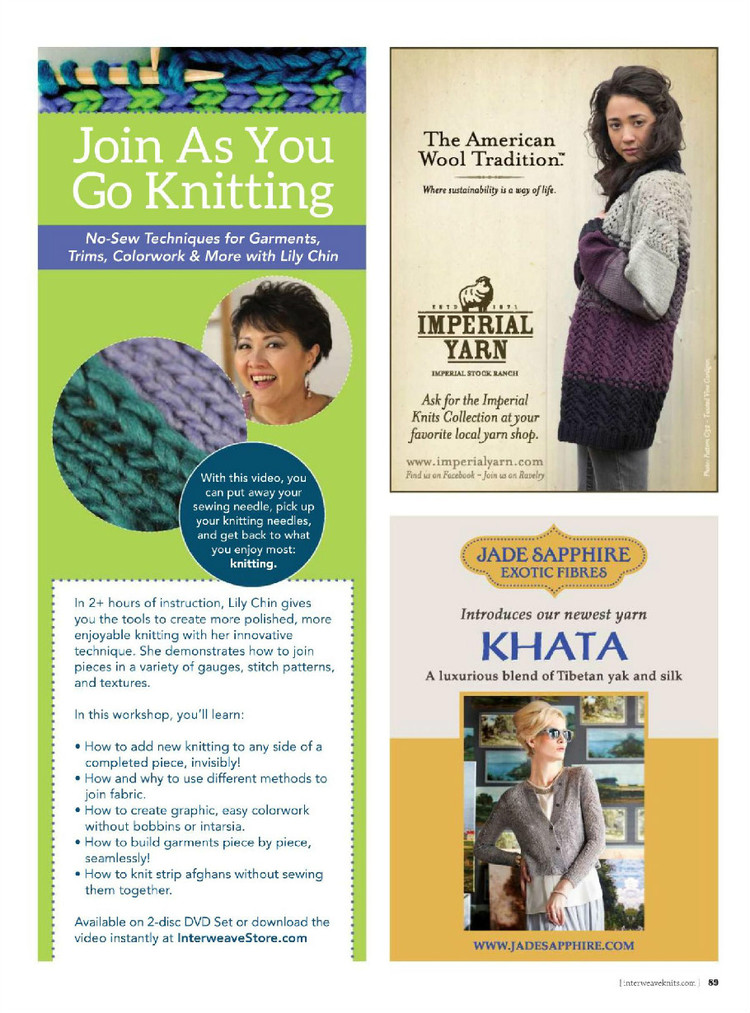 Interweave knits winter 2015 - 輕描淡寫 - 輕描淡寫 Interweave knits winter 2015 - 輕描淡寫 - 輕描淡寫